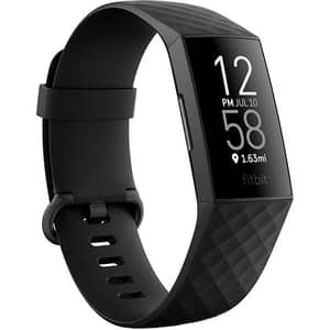 Bratara fitness FITBIT Charge 4, Android/iOS, negru