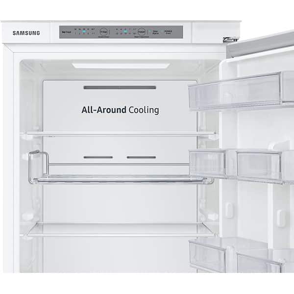 Combina frigorifica incorporabila SAMSUNG BRB26602FWW/EF, No Frost, 267 l, H 177.5 cm, Clasa F, Mono Cooling, alb