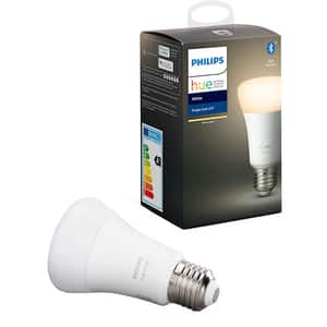 Bec LED Smart PHILIPS Hue 8718696449578, A60 (60W), E27, 9W, 800lm, Wi-Fi, lumina calda