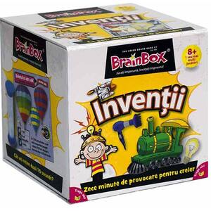 Joc de societate BRAINBOX Inventii BX0155, 8 ani+, 1-6 jucatori