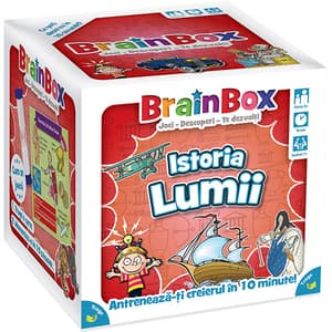 Joc de societate BRAINBOX Istoria Lumii BX0179, 8 ani+, 1-6 jucatori