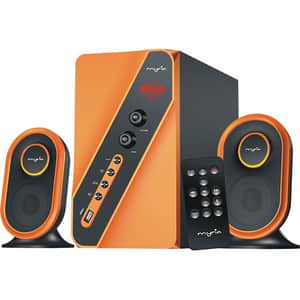 Boxe MYRIA MY8043OR, 2.1, 40W, Bluetooth, portocaliu-negru