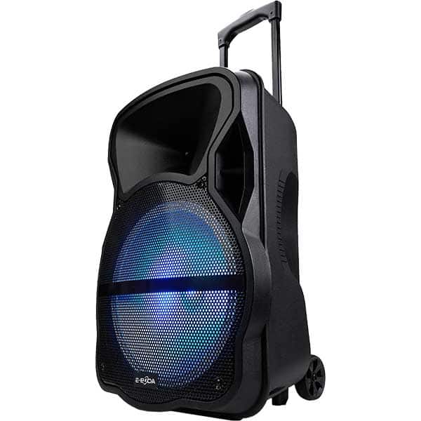 Boxa portabila E-BODA Karaoke Ablaze 200, 20W, Bluetooth, USB, Radio, negru