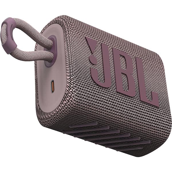 Boxa portabila JBL Go 3, Bluetooth, Waterproof, roz