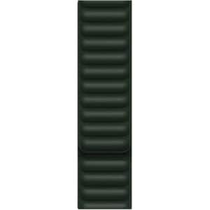 Bratara pentru APPLE Watch 41mm Sequoia Green Leather Link - M/L, ML7Q3ZM/A