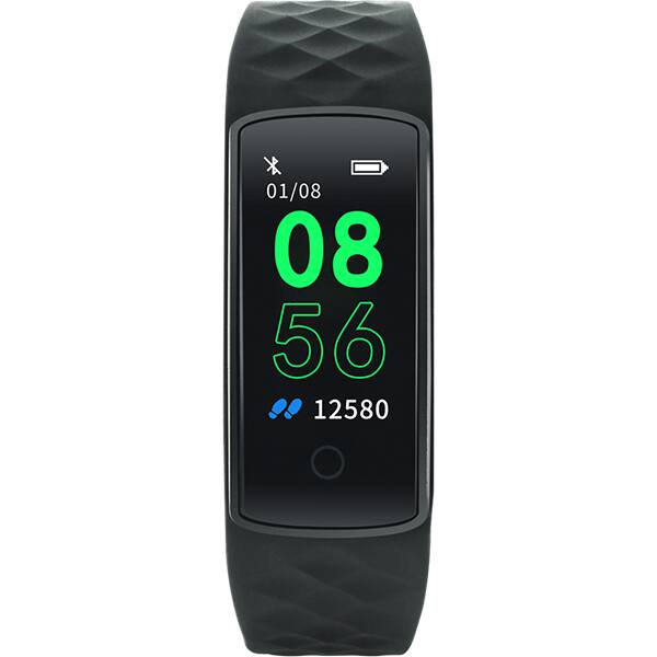Bratara fitness CANYON CNE-SB11BB, Android/iOS, silicon, negru