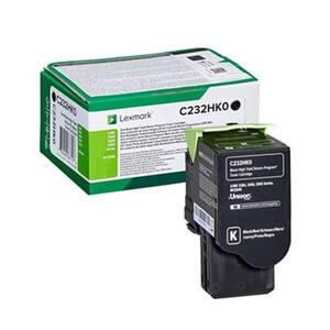 Toner original LEXMARK XL C232HK0 Return Program, negru