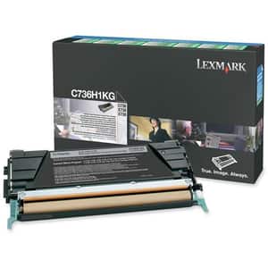 Toner original LEXMARK XL C736H1KG Return Program, negru