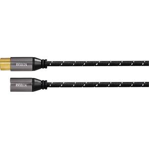 Cablu audio XLR AVINITY 127155, 0.5m, placat aur, gri