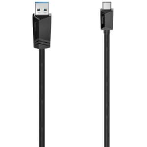 Cablu USB-C - USB A 3.2 Gen 1 HAMA 200652, 1.5m, negru