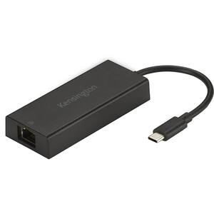 Adaptor USB-C - Ethernet KENSINGTON K38295WW, 2.5 Gbps, negru