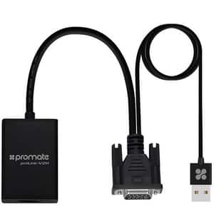 Adaptor VGA-HDMI PROMATE proLink-V2H, negru