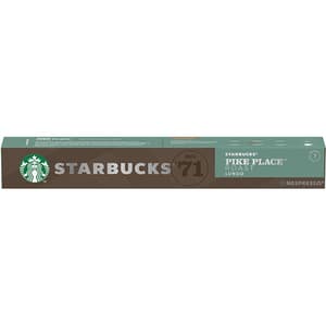Capsule cafea STARBUCKS Pike Place Roast compatibilitate cu Nespresso 6200499, 10 capsule, 53g