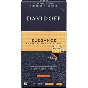 Capsule cafea DAVIDOFF Elegance Espresso Gentle Roast, 10 capsule, 55g