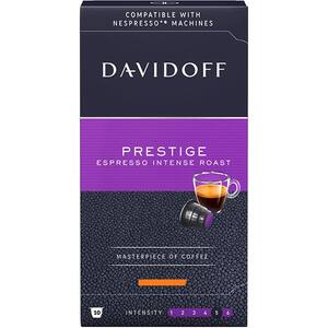 Capsule cafea DAVIDOFF Prestige Espresso Intense Roast, 10 capsule, 55g