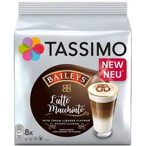 Capsule cafea JACOBS Tassimo Baileys Latte Macchiato, 8 capsule cafea + 8 capsule lapte, 264g