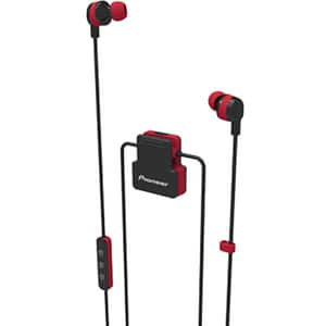 Casti PIONEER ClipWear Active SE-CL5BT-R, Bluetooth, In-Ear, Microfon, rosu