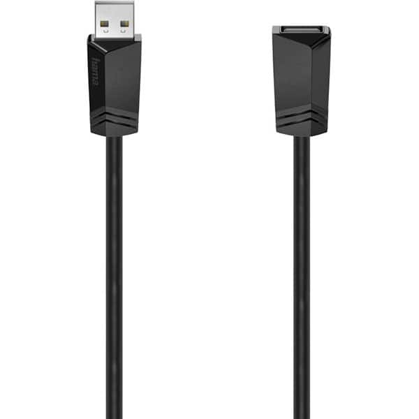 Cablu extensie USB 2.0 HAMA 200619, 1.5m, negru
