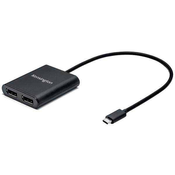 Adaptor USB-C - Dual DisplayPort KENSINGTON K38280WW, negru