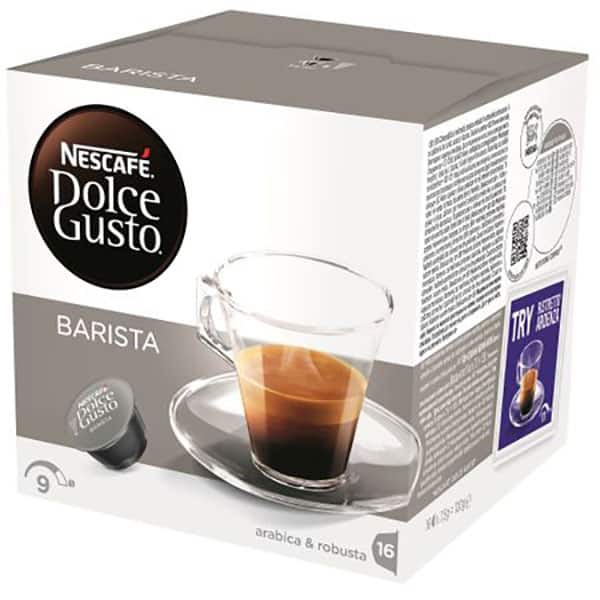 Capsule cafea NESCAFE Dolce Gusto Espresso Barista, 16 capsule, 112g