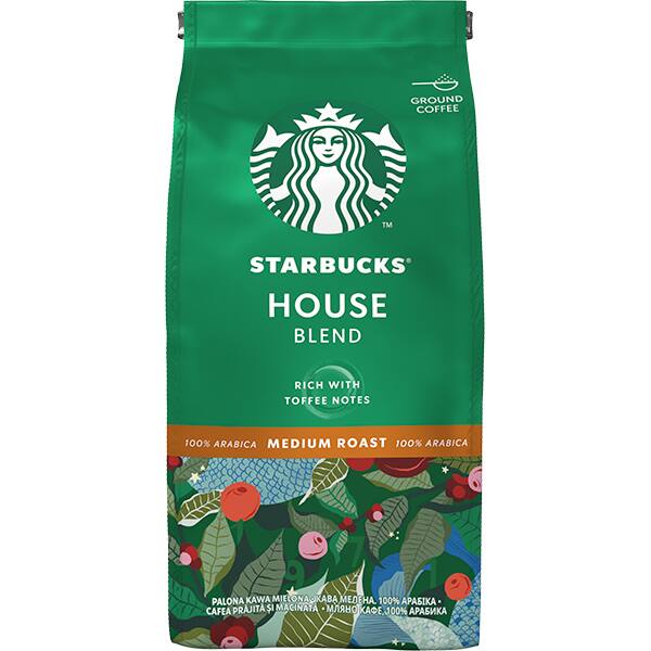 Cafea macinata STARBUCKS House Blend 12452609, 200g