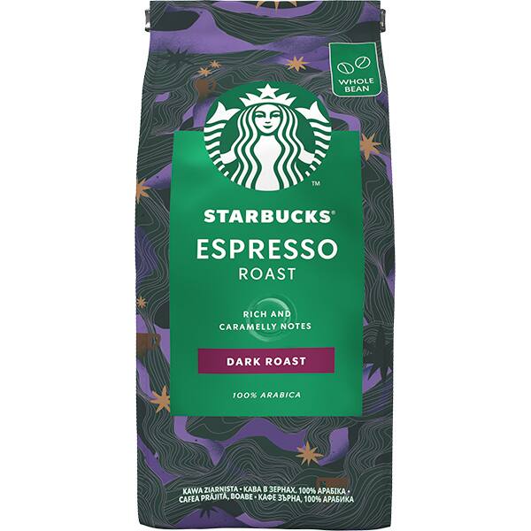 Cafea boabe STARBUCKS Dark Espresso Roast 12452633, 200g