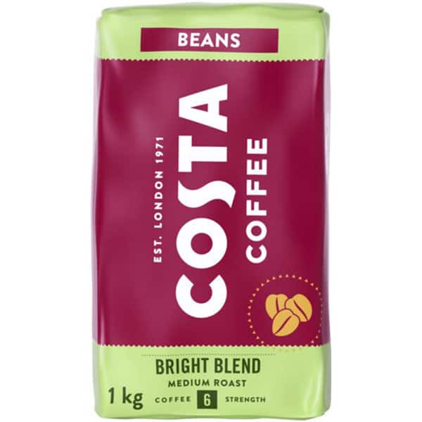 Cafea boabe COSTA COFFEE Bright Blend 30179, 1000g