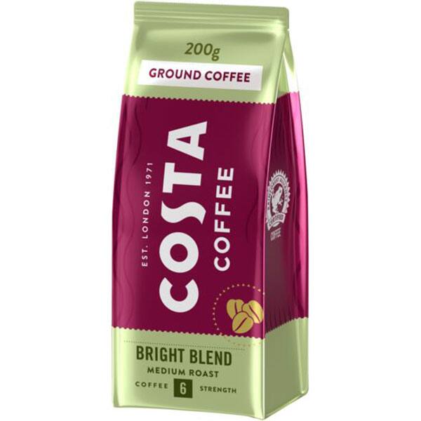 Cafea macinata COSTA COFFEE Bright Blend 30186, 200g