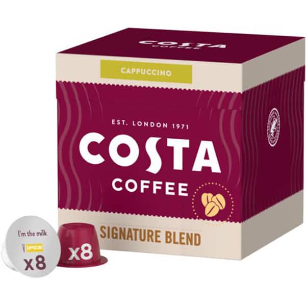 Capsule cafea COSTA COFFEE Signature Blend Cappuccino compatibilitate cu Dolce Gusto 30199, 16 capsule, 152g
