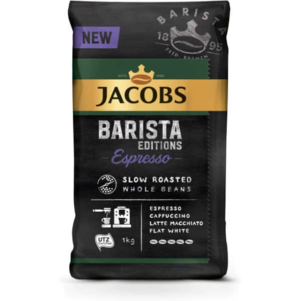 Pachet cafea boabe JACOBS Barista Editions Espresso & Jacobs Barista Crema 4056922, 2 x 1000g
