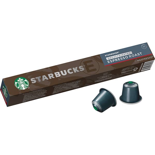 Capsule cafea STARBUCKS Decaffeinated Espresso Roast compatibilitate cu Nespresso 6200399, 10 capsule, 57g