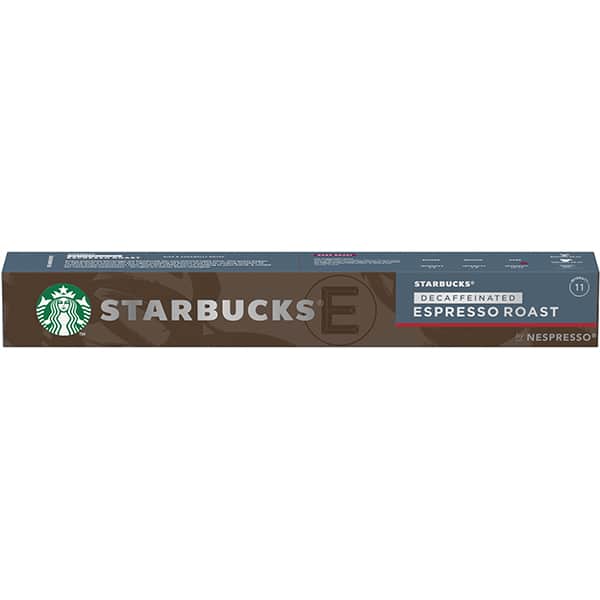 Capsule cafea STARBUCKS Decaffeinated Espresso Roast compatibilitate cu Nespresso 6200399, 10 capsule, 57g