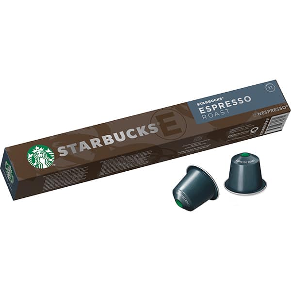 Capsule cafea STARBUCKS Espresso Roast compatibilitate cu Nespresso 6200699, 10 capsule, 57g