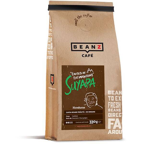Cafea Boabe Beanz Suyapa 100 Arabica 330g