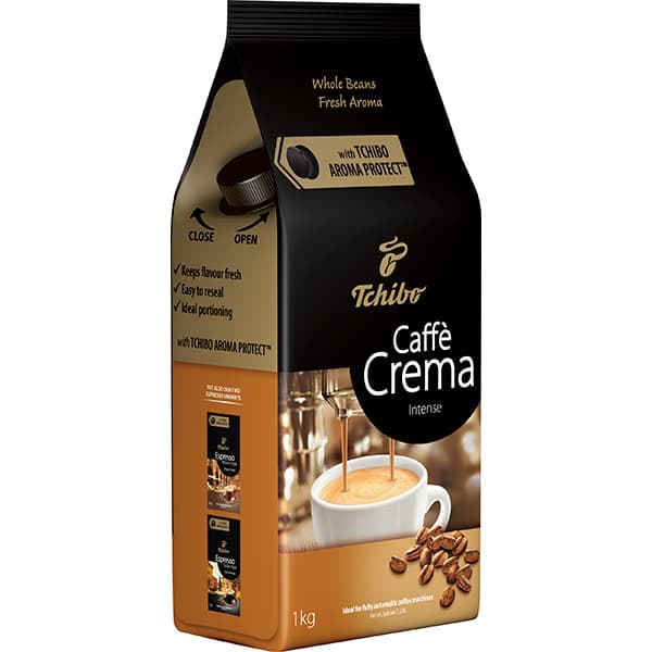 Cafea boabe TCHIBO Caffe Crema Intense 500825, 1000g