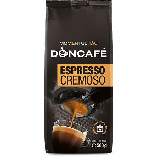 Cafea boabe DONCAFE Espresso Cremoso, 500g
