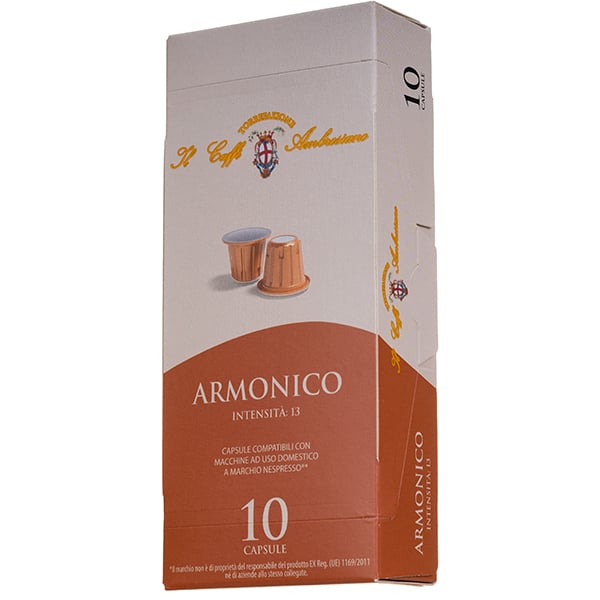 Capsule cafea IL CAFFE AMBROSIANO Armonico ICAARMONICO, 10 capsule, 55g