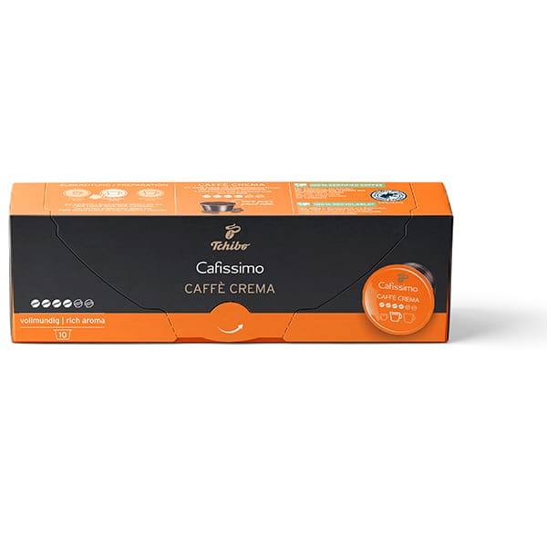 TCHIBO Cafissimo Caffe Crema Rich Aroma, 10 capsule, 80g