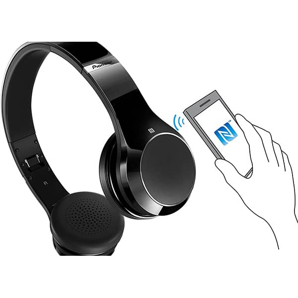 Casti PIONEER SE-MJ771BT-K, Bluetooth, NFC, On-Ear, Microfon, negru
