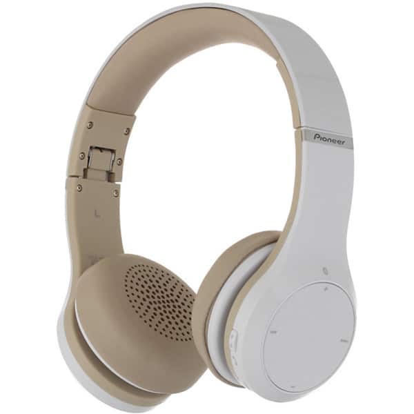Casti PIONEER SE-MJ771BT-W, Bluetooth, NFC, On-Ear, Microfon, alb