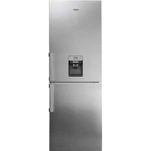 Combina frigorifica WHIRLPOOL WB70I 952 X AQUA, No Frost, 439 l, H 195 cm, Clasa E, Dozator apa, Total No Frost, inox