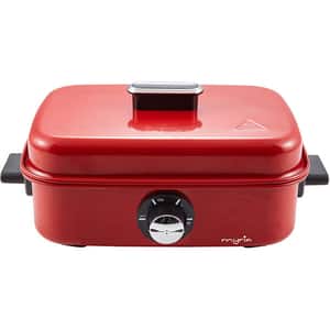 Multicooker MYRIA MY4448, 4l, 1700W, 7 programe, rosu-negru