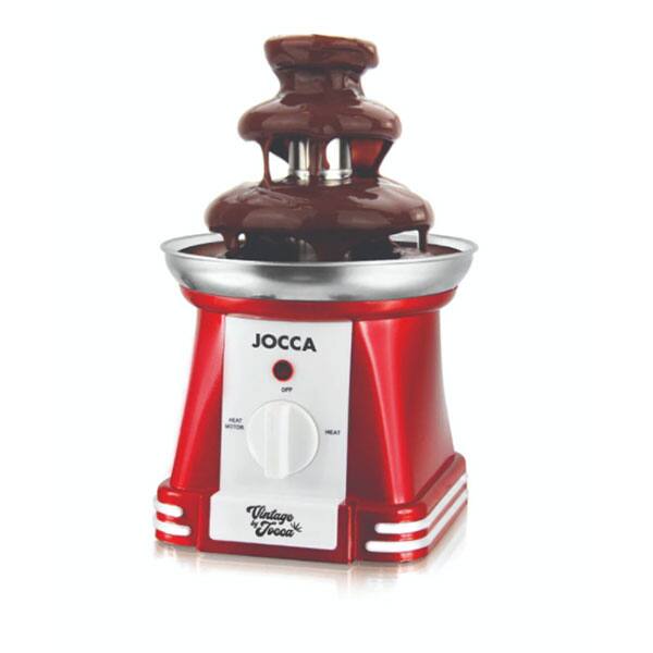 Fantana de ciocolata JOCCA 1546, 0.43l, 32W, rosu-argintiu