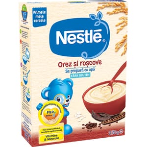 Cereale NESTLE Orez si roscove - Inceperea diversificarii 12403280, 0 luni+, 250g