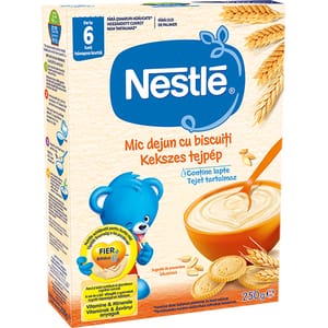 Cereale NESTLE Mic dejun cu biscuiti 12403508, 6 luni+, 250g