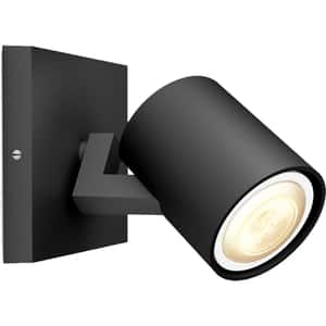 Spot LED smart PHILIPS Hue 8718696175354, 5W, 350lm, IP20, lumina variabila, negru