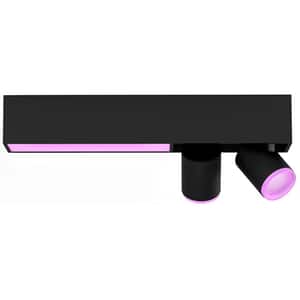 Plafoniera LED Smart PHILIPS Hue 8718696175989, 22.4W, 1540lm, Wi-Fi, RGB, negru