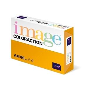 Hartie color pentru copiator COLORACTION, A4, 500 coli, portocaliu