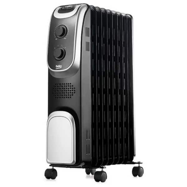 Calorifer Electric Beko Rho7123 9 Elementi 3 Trepte Putere 2000w Negru Gri