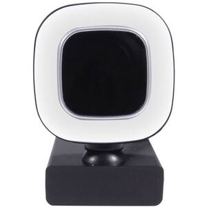 Camera Web WELL WEBCAM-103BK-WL, Full HD 1080p, negru-alb